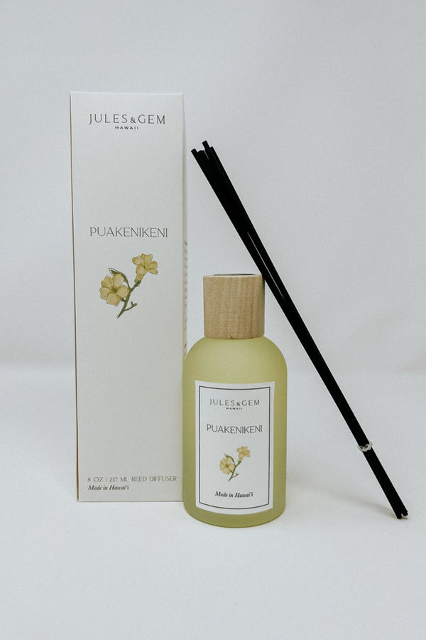 Jules + Gem Puakenikeni Reed Diffuser 8oz