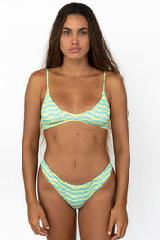 Everyday Top - Tiger Lily Ribbed, Azure