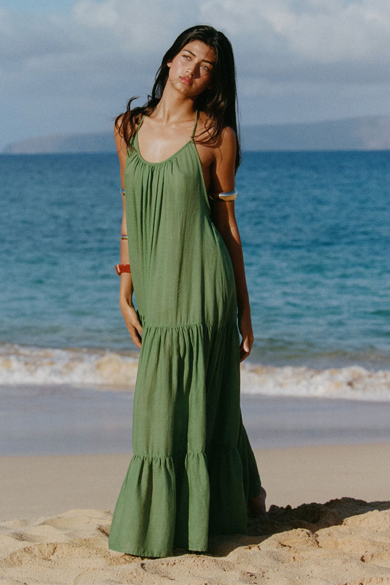 Alma Maxi Dress - Leaf