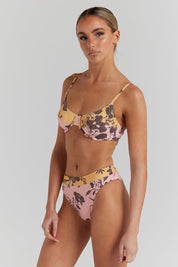 Aloha Balconette Underwire Top - Peony