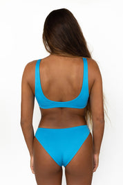 Bonita Bottom - Azure, Tiger Lily Ribbed