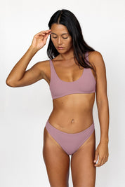 Bonita Top - Mauve Reptile