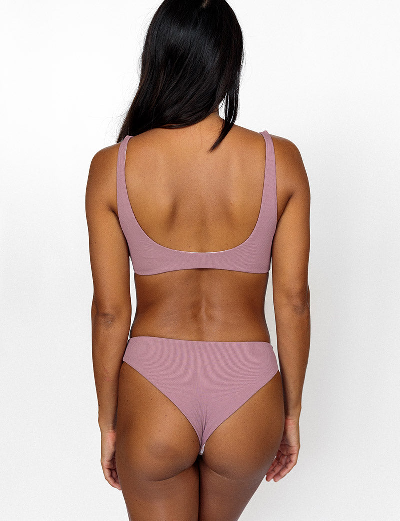 Bonita Bottom - Desert Flower, Mulberry Ribbed