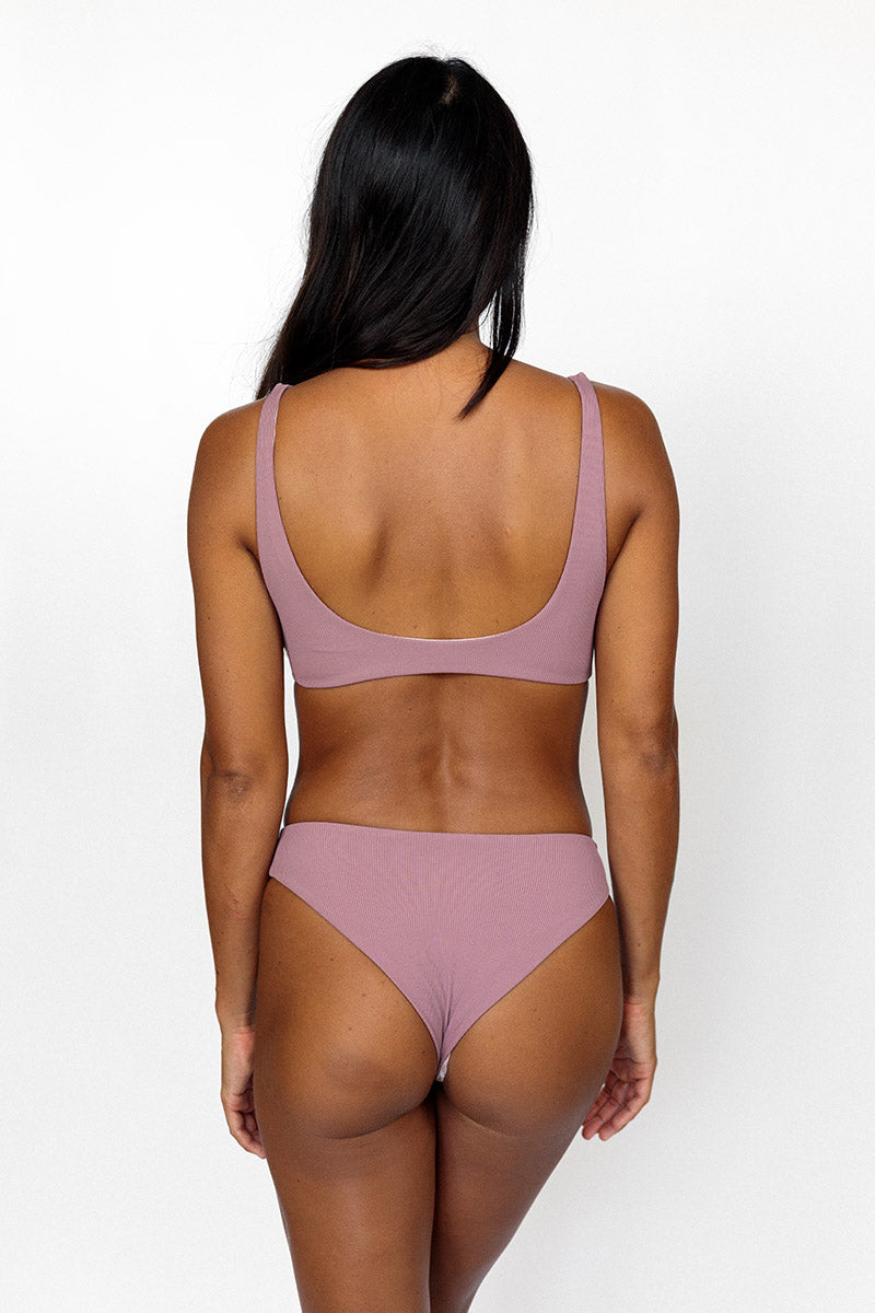 Bonita Bottom - Desert Flower, Mulberry Ribbed