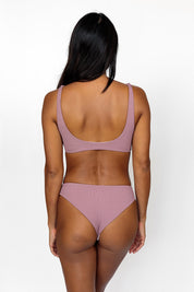 Bonita Bottom - Desert Flower, Mulberry Ribbed