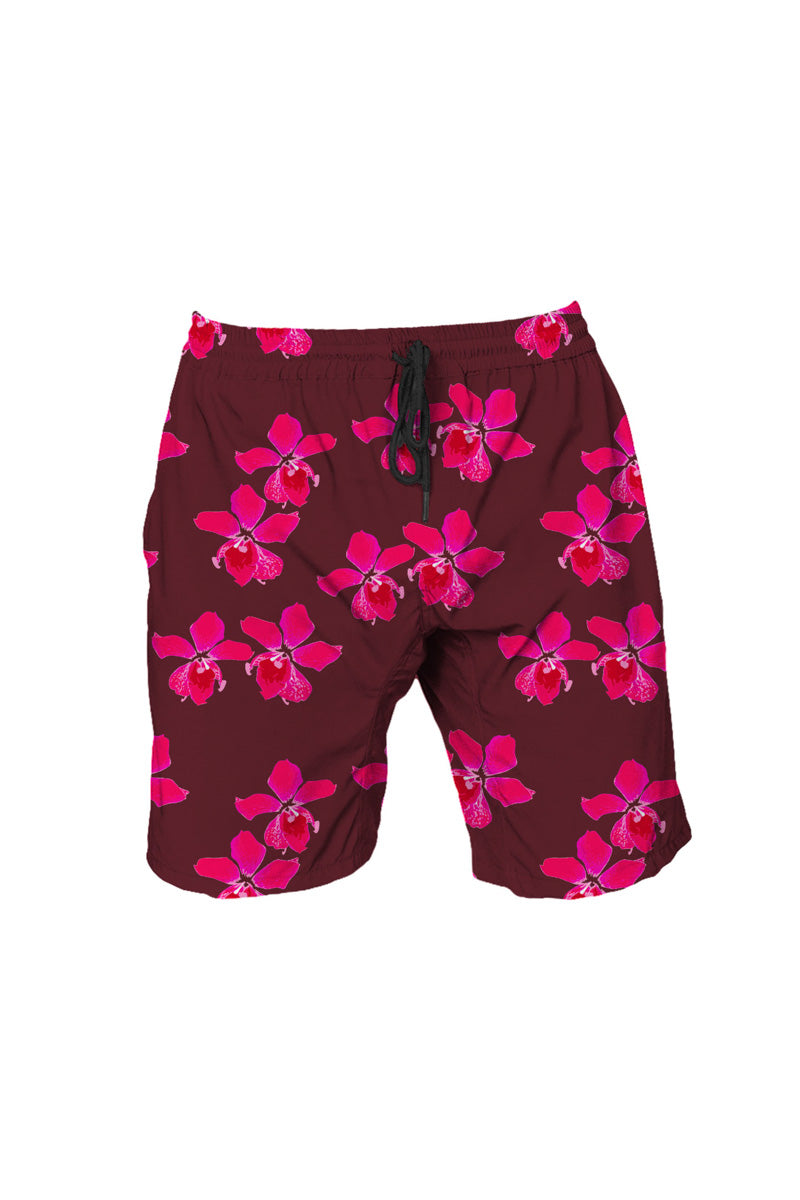 Men's Everywear Short - Black Sundays, Pink Orchid