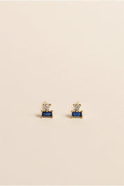 Double Stud Stack - Sapphire