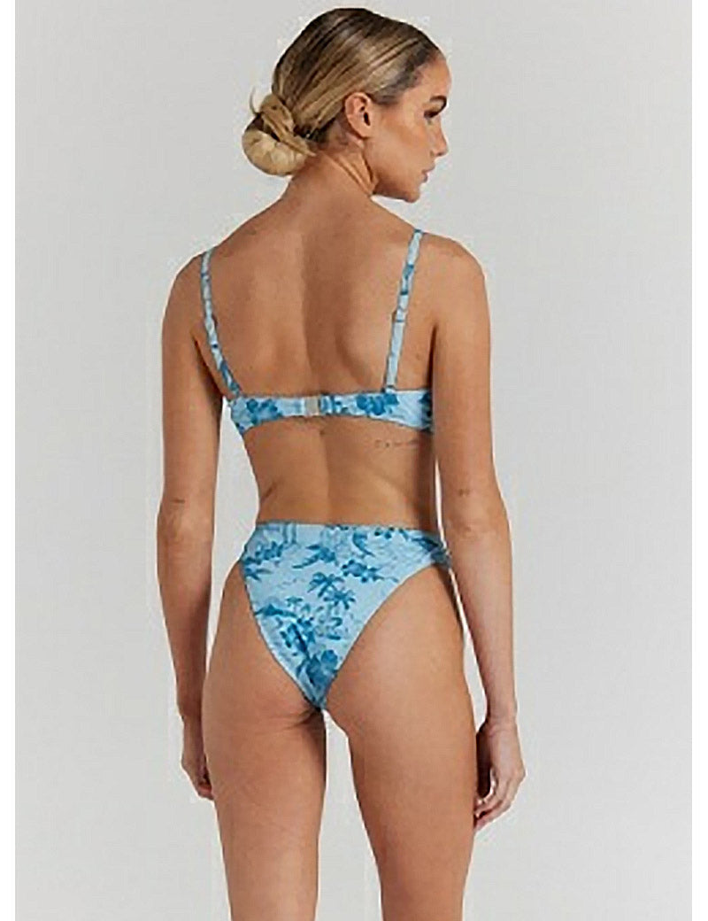 Hawaiian Holiday High Cut Bottom - Coco, Ocean