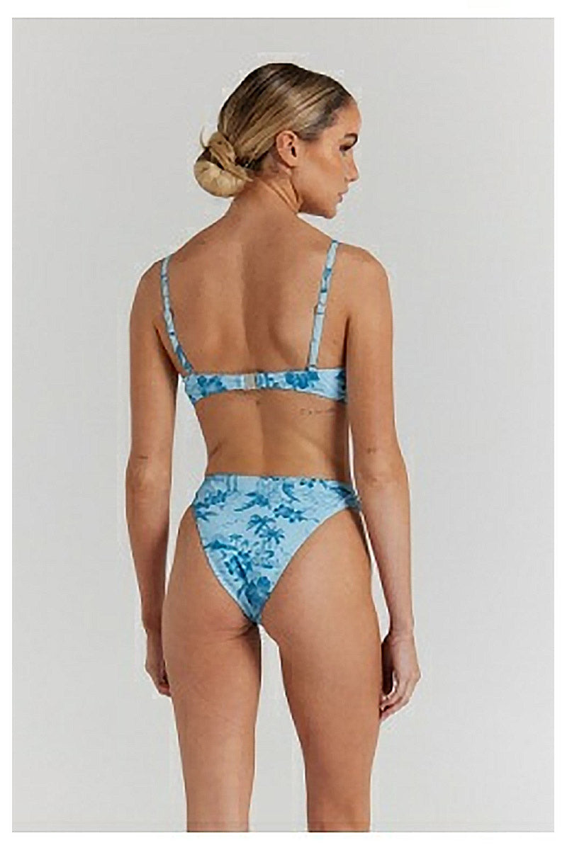 Hawaiian Holiday High Cut Bottom - Coco, Ocean