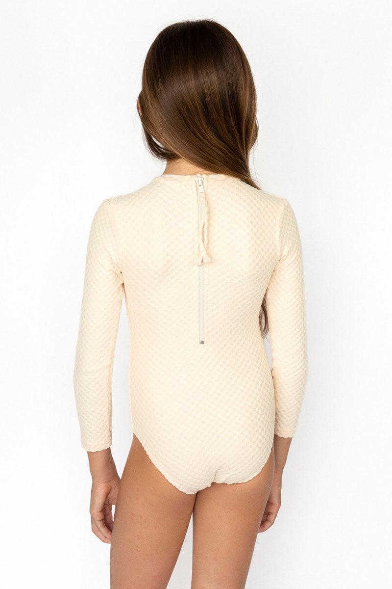 MAI Littles Long Sleeve Bodysuit (Bluestone Orchid, Pink Sundays)