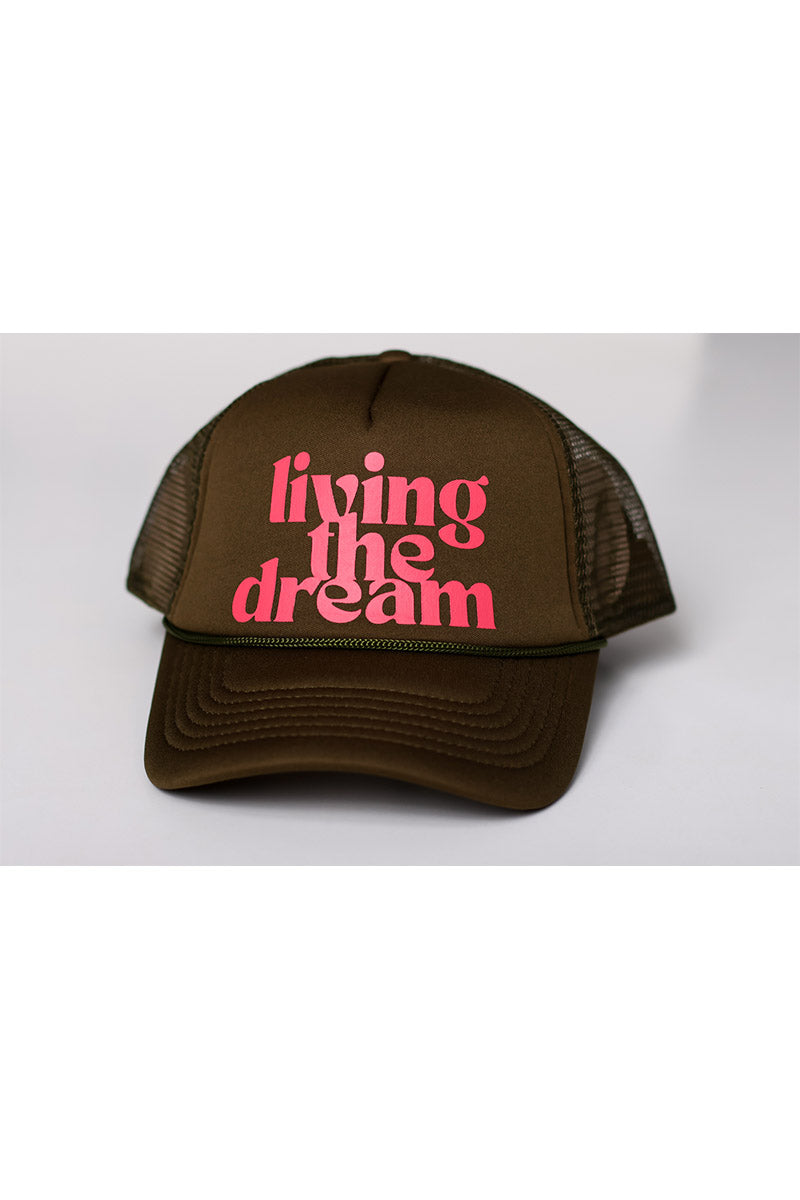 LivingTheDreamGreenTruckerHat.jpg