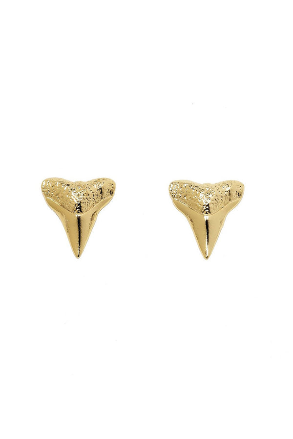 Manō Shark’s Tooth Studs | Gold