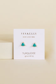 Mini Energy Turquoise Stud