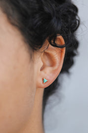 Mini Energy Turquoise Stud