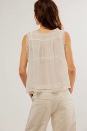 Free People Evermore Tank Top  (Ivory)