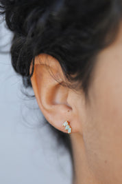 Offset Trio - Amazonite Earring