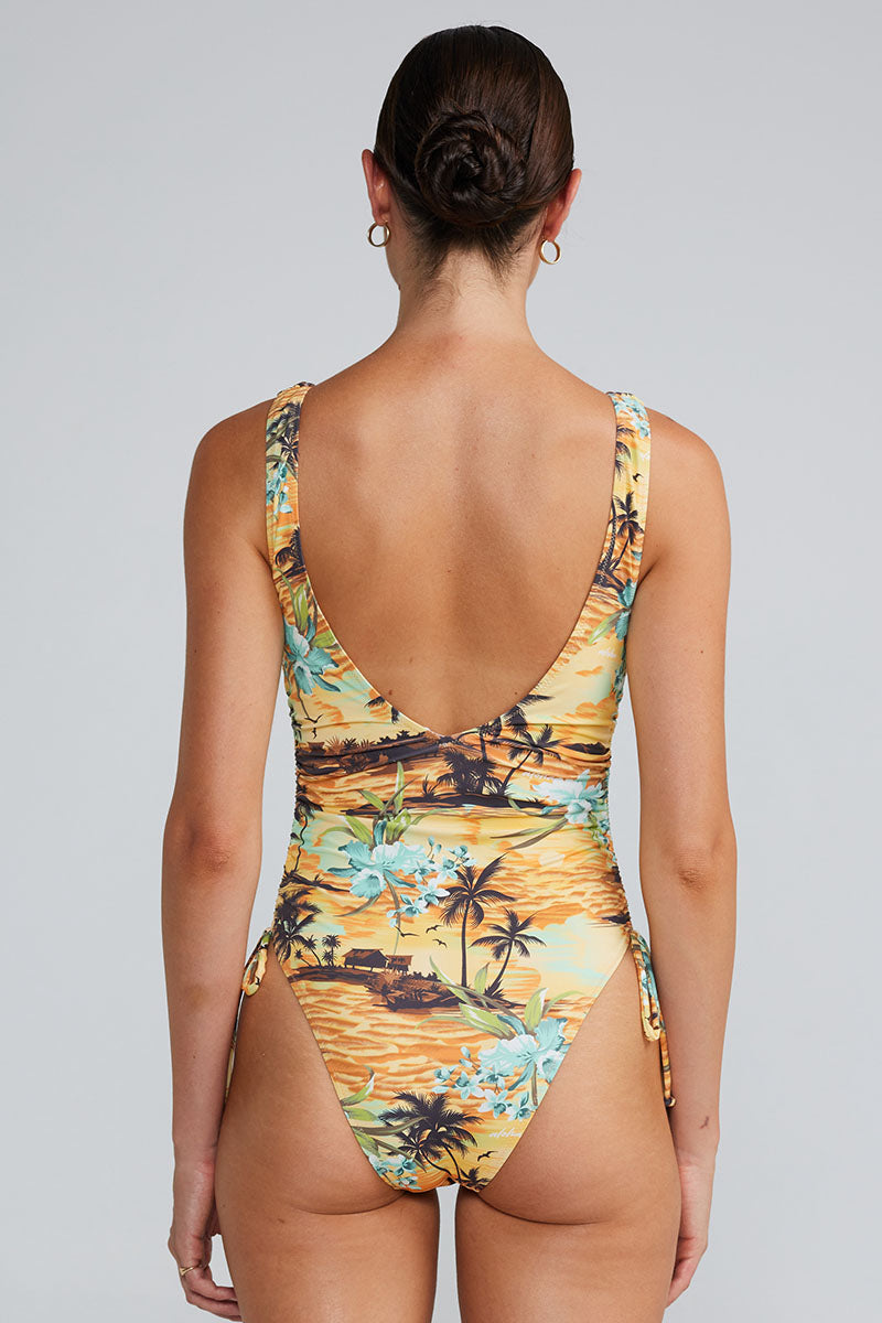 Palm One Piece - Sunset