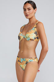 Palm Underwire Top - Sunset