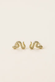 Pave Snake Stud