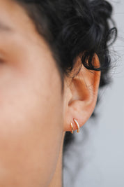 Pave Spiral Earrings