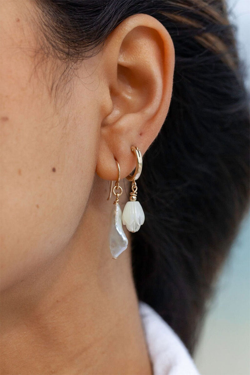 Pikake Hoop Earrings - Healani | Small