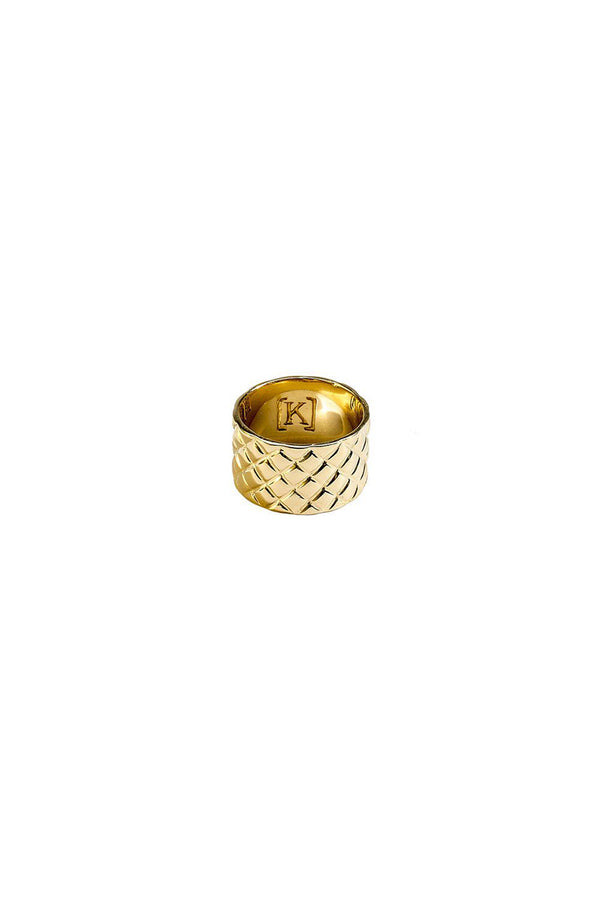 Pineapple Texture Band Ring | GP