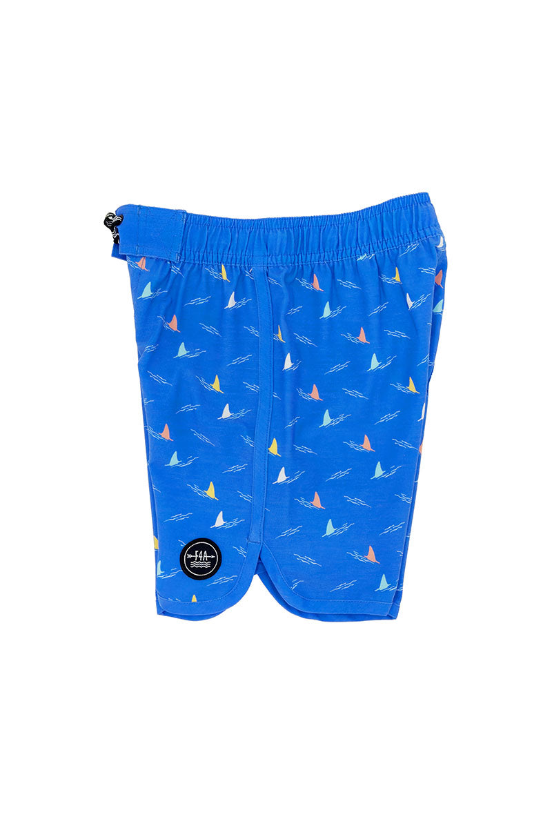 Feather 4 Arrow Shark Fin Boardshort (Marina Blue)