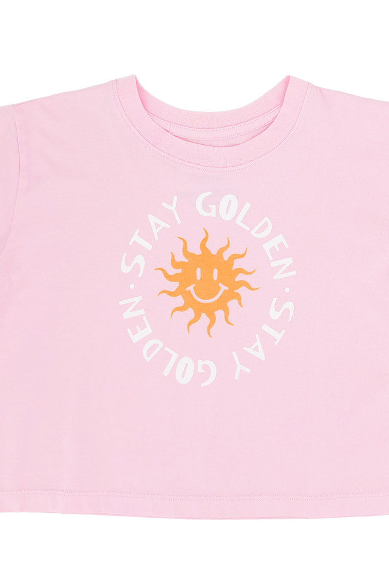 Stay Golden Crop Tee