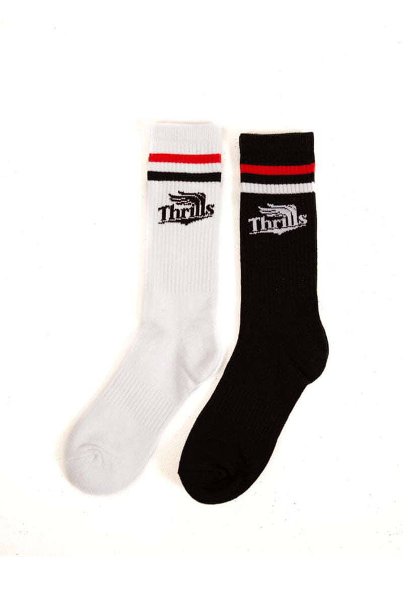 King Of Paradise 2 Pack Sock - Black-White