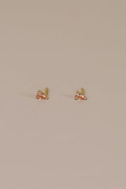 Teardrop - Champagne CZ Earring