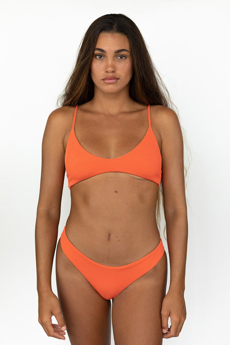 Everyday Top - Tiger Lily Ribbed, Azure