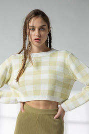 Yoni Plaid Top