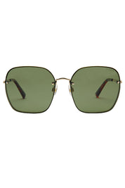 Emerson Sunglasses - Gold/Green Pol