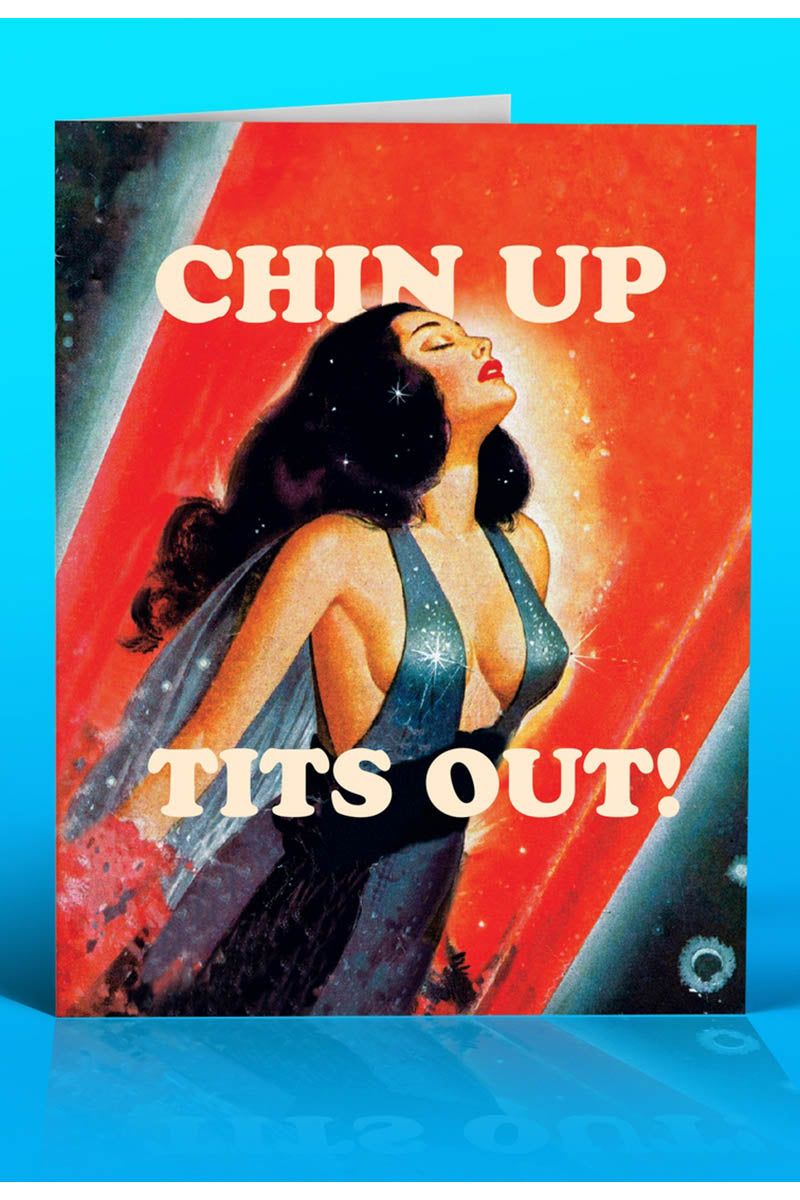 Chin Up Greeting Card