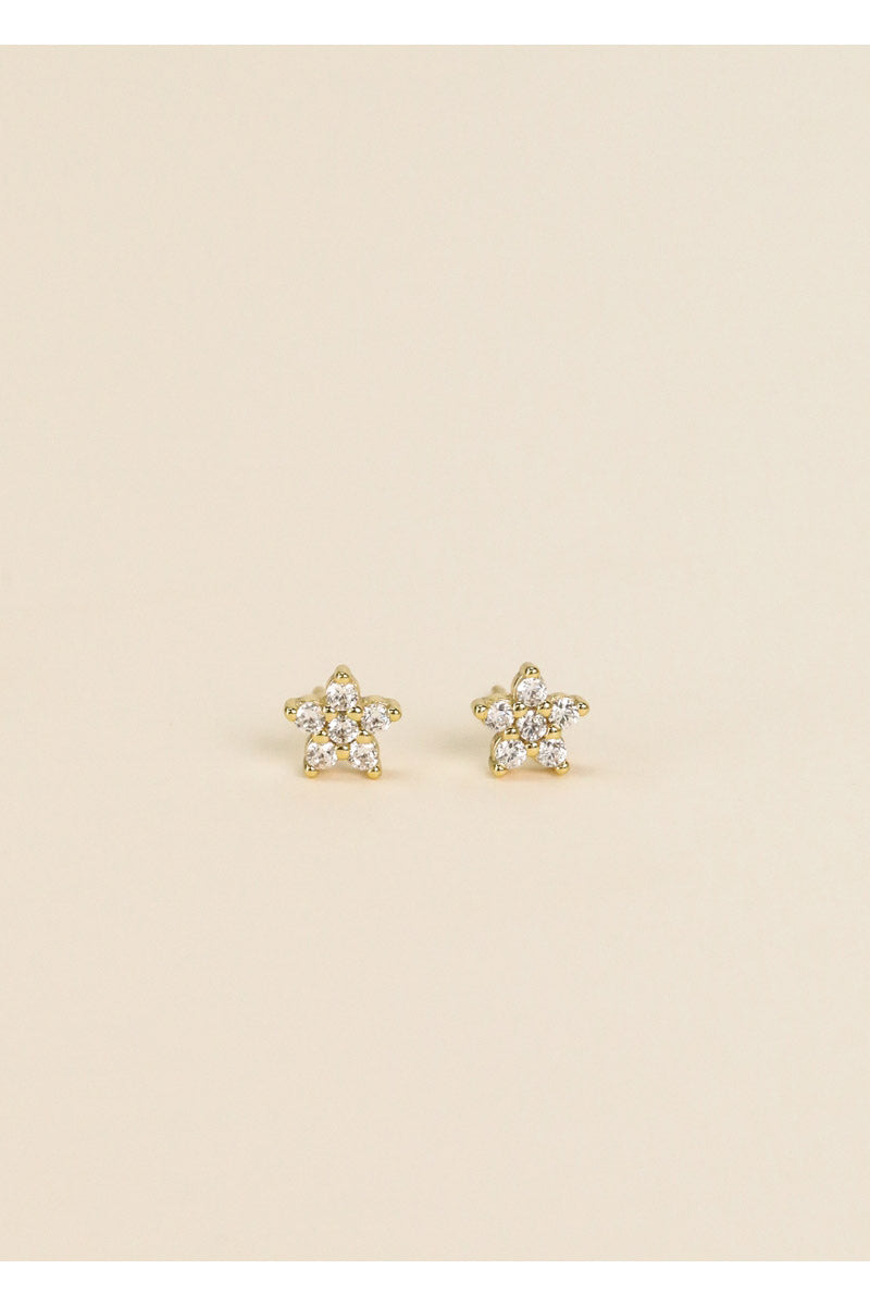 Pavé Stud Flower