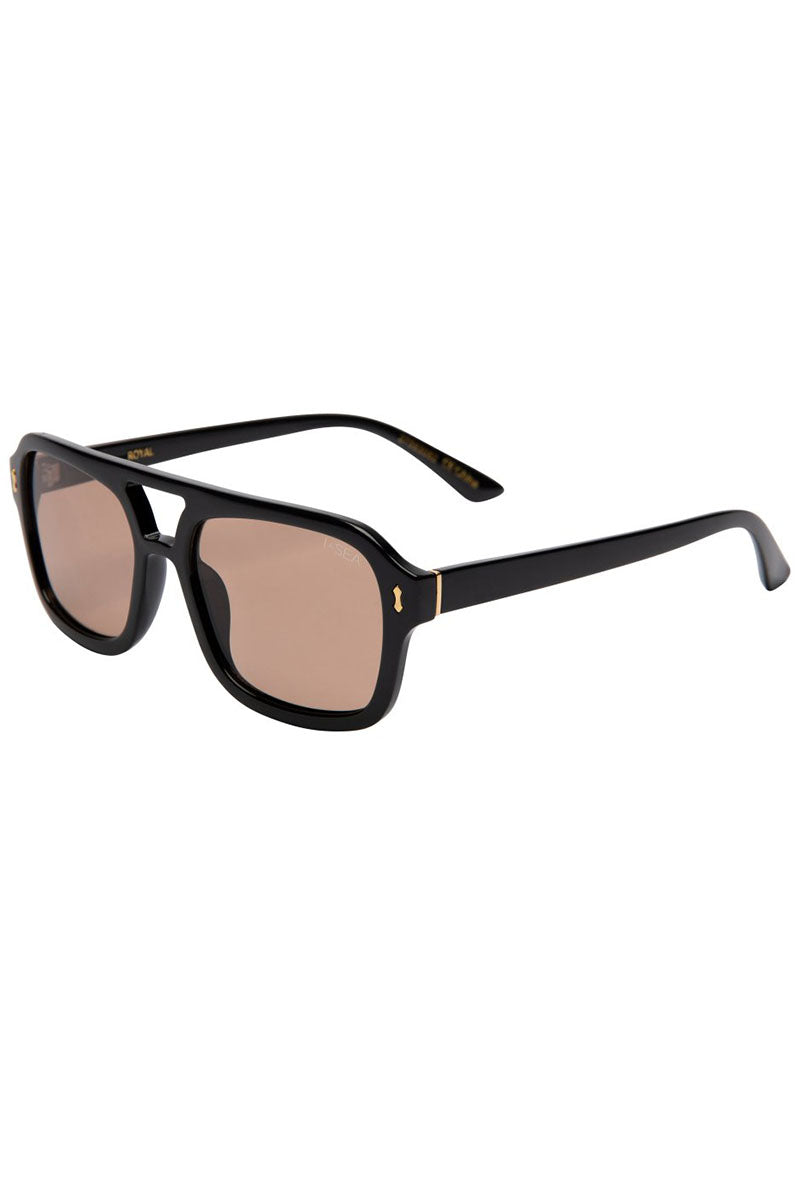 Royal Sunglasses - Black/Brown Pol