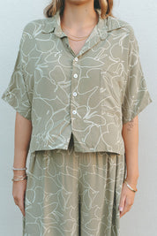 Talia Top - Mint Ginger, Sage Ginger