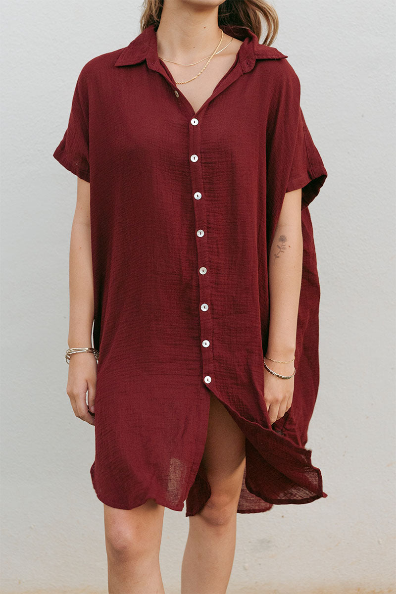 Kahea Dress - Onyx, Sage, Merlot, Dune