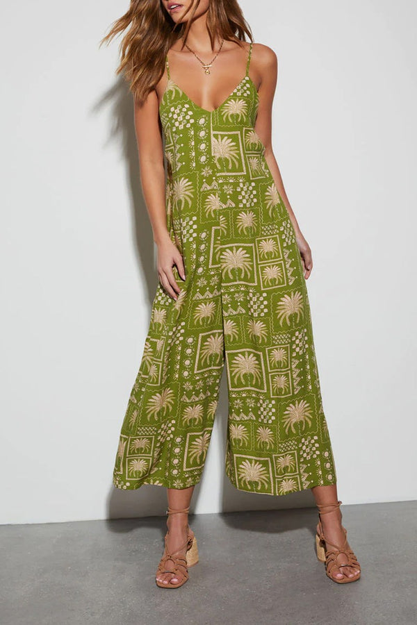 Tropical Cami Jumpsuit