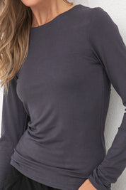 Round Neck LS Top